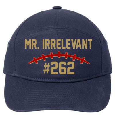 Mr. Irrelevant #262 San Francisco Football Fan 7-Panel Snapback Hat