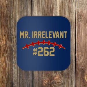 Mr. Irrelevant #262 San Francisco Football Fan Coaster