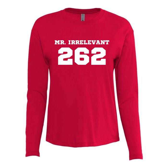 Mr Irrelevant 262 Purdy San Francisco Football Womens Cotton Relaxed Long Sleeve T-Shirt