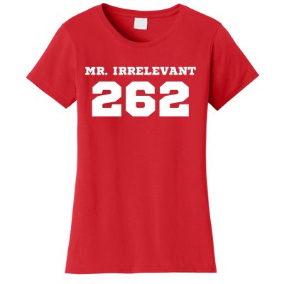 Mr Irrelevant 262 Purdy San Francisco Football Women's T-Shirt