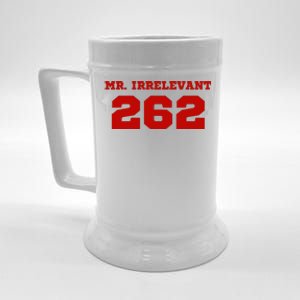 Mr Irrelevant 262 Purdy San Francisco Football Beer Stein