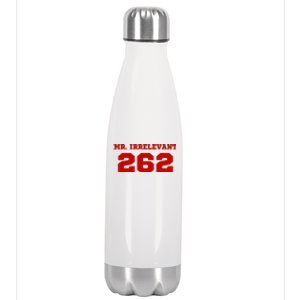 Mr Irrelevant 262 Purdy San Francisco Football Stainless Steel Insulated Water Bottle