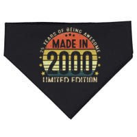 Made In 2000 Limited Edition 25th Birthday 25 Year Old Gifts USA-Made Doggie Bandana