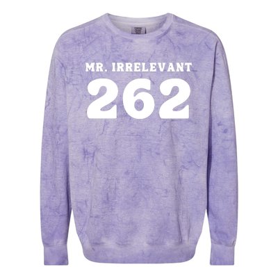 Mr Irrelevant 262 Purdy San Francisco Football Colorblast Crewneck Sweatshirt