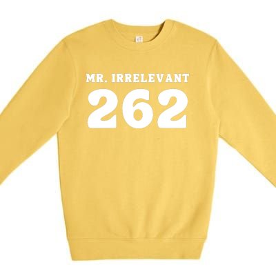 Mr Irrelevant 262 Purdy San Francisco Football Premium Crewneck Sweatshirt