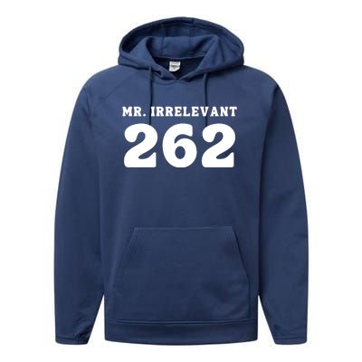 Mr Irrelevant 262 Purdy San Francisco Football Performance Fleece Hoodie