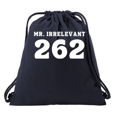 Mr Irrelevant 262 Purdy San Francisco Football Drawstring Bag