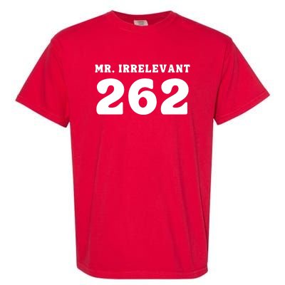 Mr Irrelevant 262 Purdy San Francisco Football Garment-Dyed Heavyweight T-Shirt