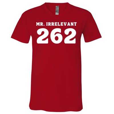 Mr Irrelevant 262 Purdy San Francisco Football V-Neck T-Shirt