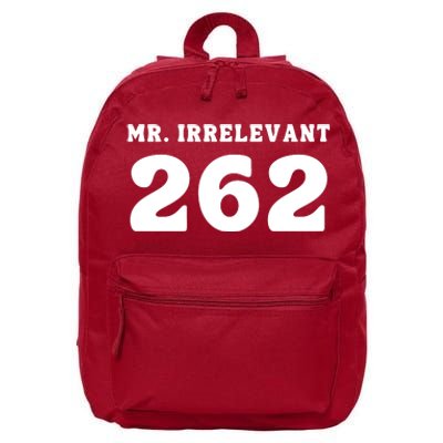 Mr Irrelevant 262 Purdy San Francisco Football 16 in Basic Backpack