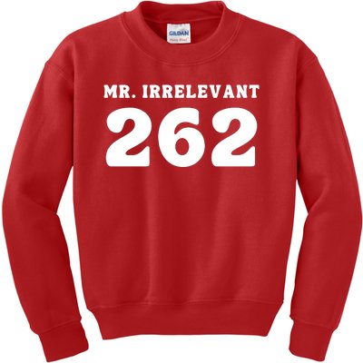 Mr Irrelevant 262 Purdy San Francisco Football Kids Sweatshirt