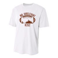 Mr Irrelevant #262 San Francisco Football Youth Performance Sprint T-Shirt