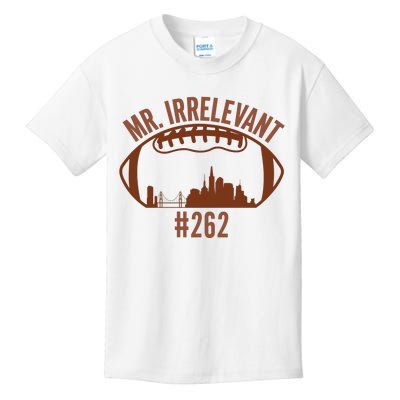 Mr Irrelevant #262 San Francisco Football Kids T-Shirt