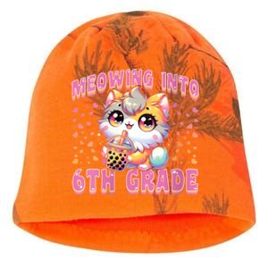 Meowing Into 6th Grade Girl Back To School Gift Kati - Camo Knit Beanie