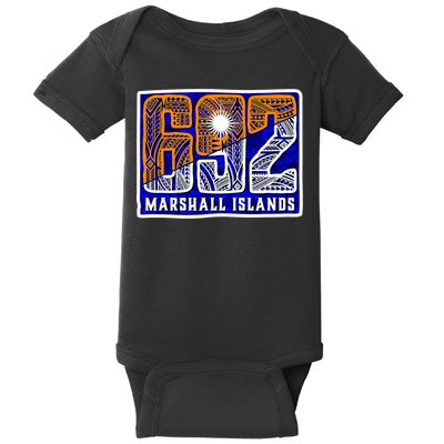 Marshall Islands 692 Baby Bodysuit