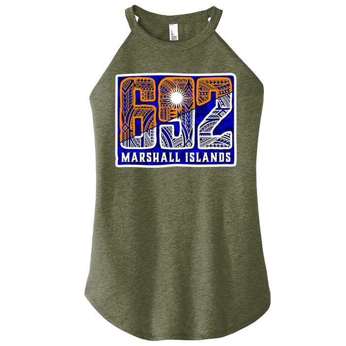 Marshall Islands 692 Women's Perfect Tri Rocker Tank
