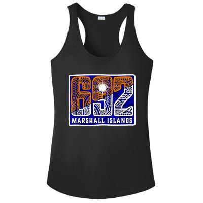 Marshall Islands 692 Ladies PosiCharge Competitor Racerback Tank