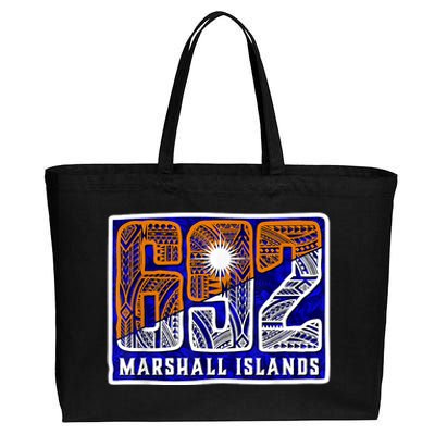 Marshall Islands 692 Cotton Canvas Jumbo Tote