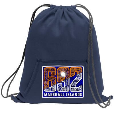 Marshall Islands 692 Sweatshirt Cinch Pack Bag