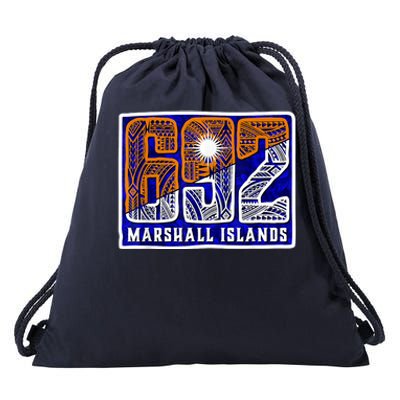 Marshall Islands 692 Drawstring Bag