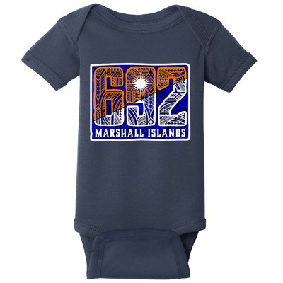 Marshall Islands 692 Baby Bodysuit