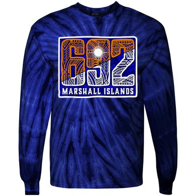 Marshall Islands 692 Tie-Dye Long Sleeve Shirt