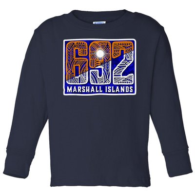 Marshall Islands 692 Toddler Long Sleeve Shirt