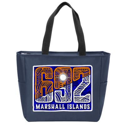 Marshall Islands 692 Zip Tote Bag