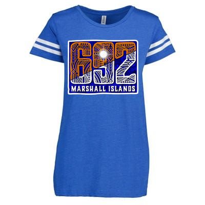 Marshall Islands 692 Enza Ladies Jersey Football T-Shirt