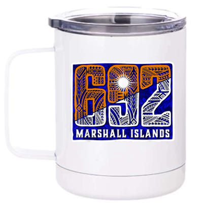 Marshall Islands 692 12 oz Stainless Steel Tumbler Cup