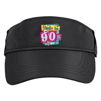 Made In 90s Birthday Adult Drive Performance Visor