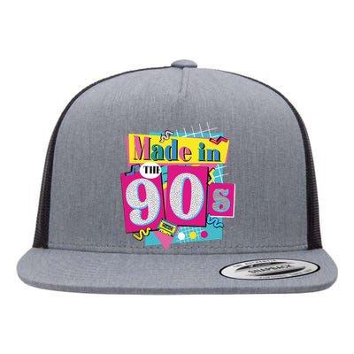 Made In 90s Birthday Flat Bill Trucker Hat