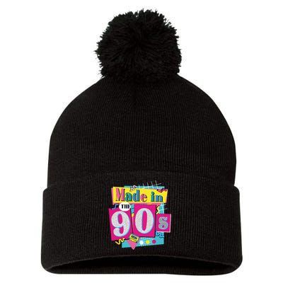 Made In 90s Birthday Pom Pom 12in Knit Beanie