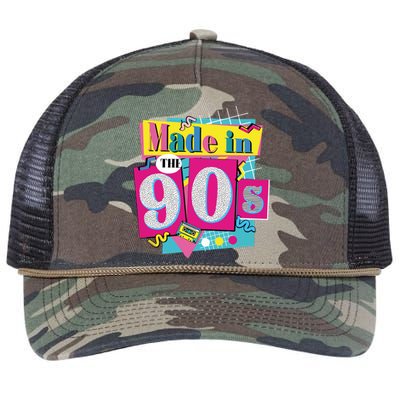 Made In 90s Birthday Retro Rope Trucker Hat Cap