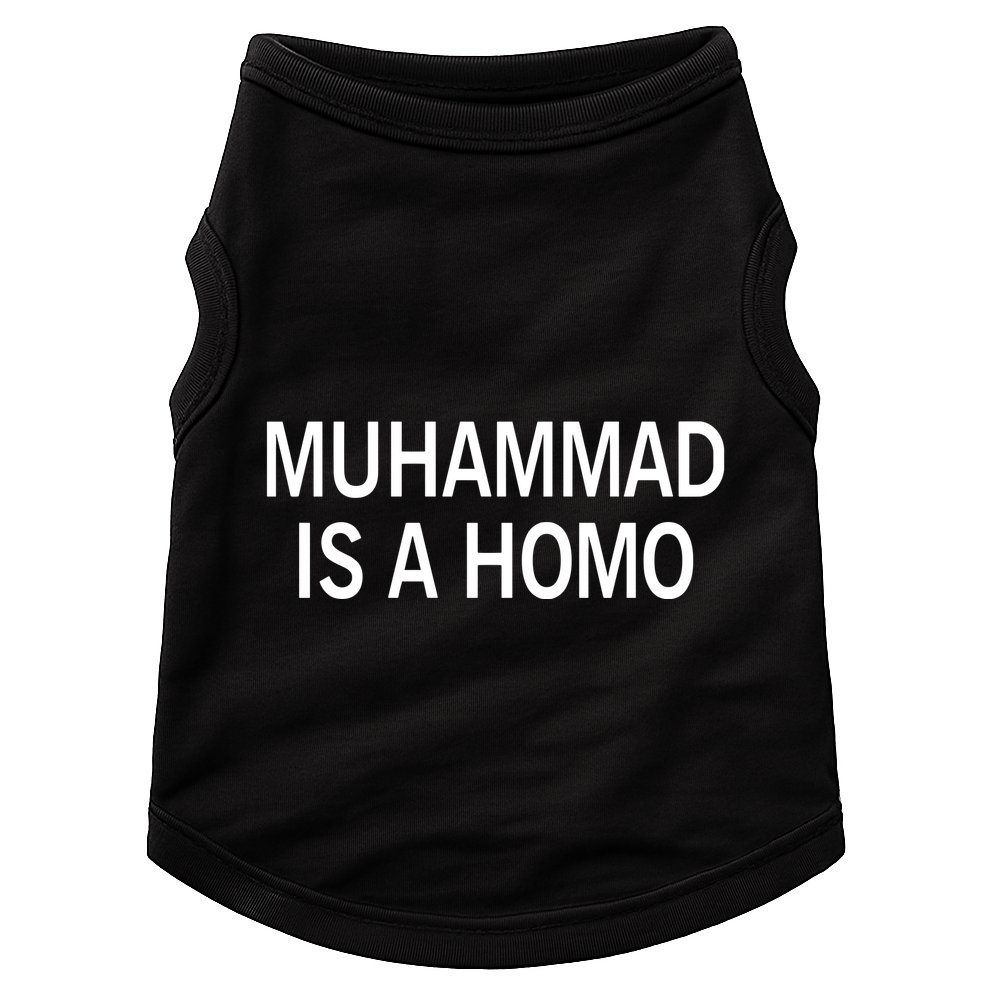 Muhammad Is A Homo Doggie Tank