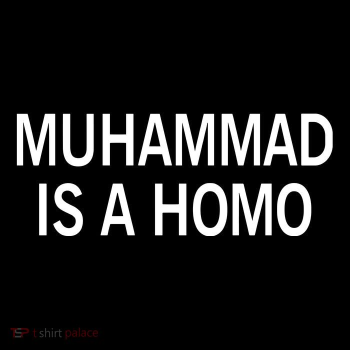 Muhammad Is A Homo Flexfit Unipanel Trucker Cap