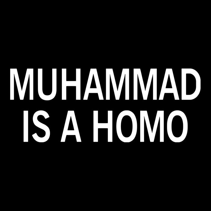 Muhammad Is A Homo Cropped Pullover Crew
