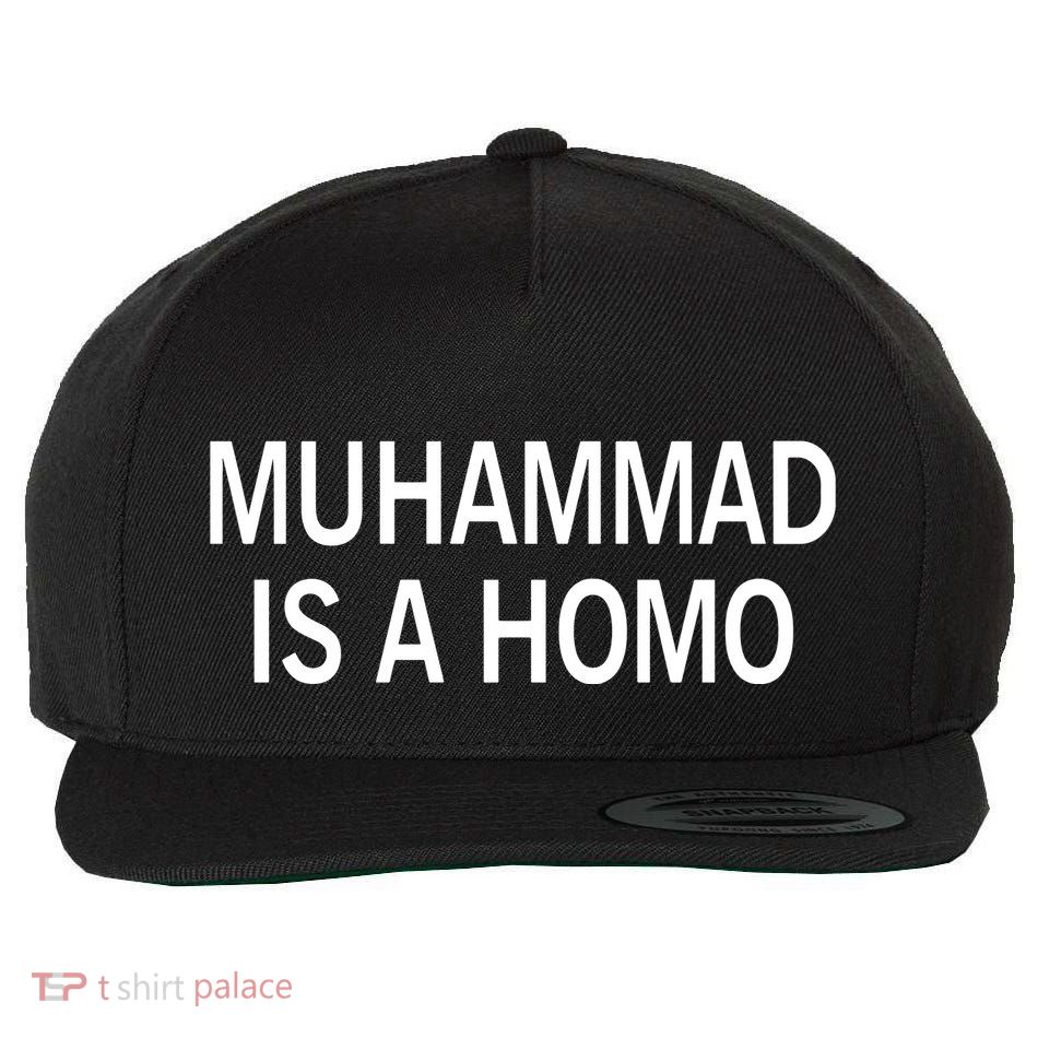 Muhammad Is A Homo Wool Snapback Cap