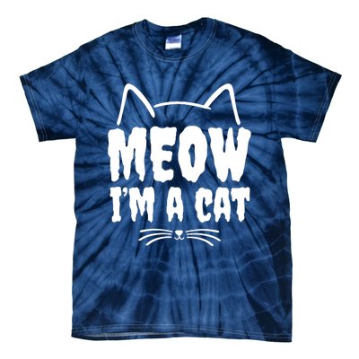 Meow IM A Cat Tie-Dye T-Shirt