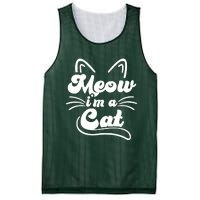 Meow IM A Cat Mesh Reversible Basketball Jersey Tank