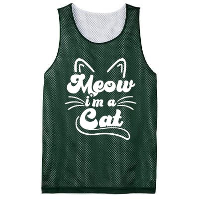 Meow IM A Cat Mesh Reversible Basketball Jersey Tank