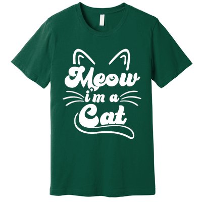 Meow IM A Cat Premium T-Shirt