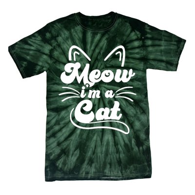 Meow IM A Cat Tie-Dye T-Shirt