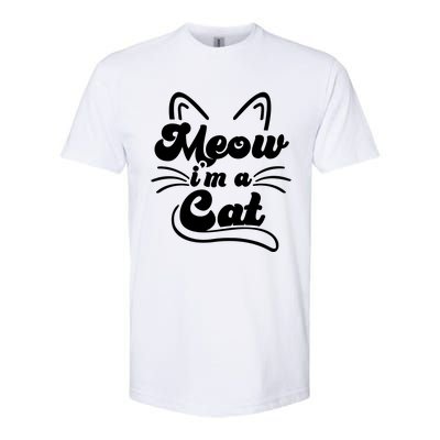 Meow IM A Cat Softstyle CVC T-Shirt