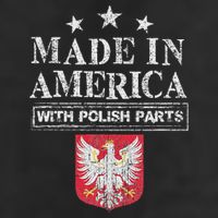 Made In America With Polish Parts Pride Poland Immigra Hat