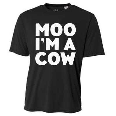 Moo IM A Cow Cow Costume Cooling Performance Crew T-Shirt