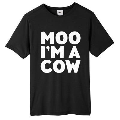 Moo IM A Cow Cow Costume Tall Fusion ChromaSoft Performance T-Shirt