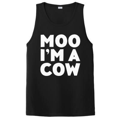 Moo IM A Cow Cow Costume PosiCharge Competitor Tank