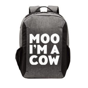 Moo IM A Cow Cow Costume Vector Backpack