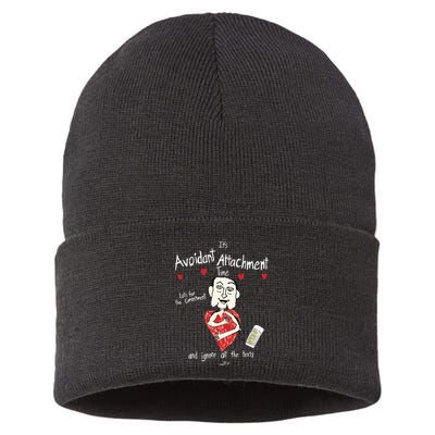 Marcuspork Its Avoidant Attachment Time Lets Fear The Commitment And Ignore Sustainable Knit Beanie